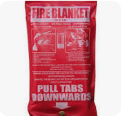 Fire blanket for kitchen fires